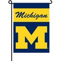 Bsi Products BSI PRODUCTS 83003 2-Sided Garden Flag - Michigan Wolverines 83003